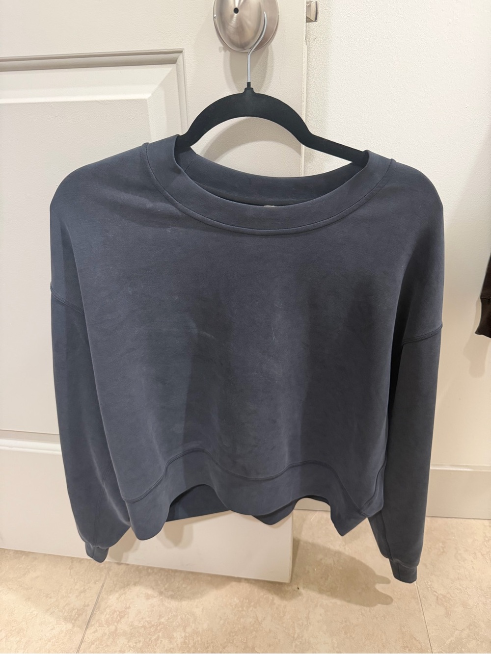 Lulu Lemon Grey Size 6 Softstreme Sweatshirt. 🖤⚡️